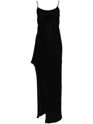 PINKO sleeveless side-slit maxi dress - Black