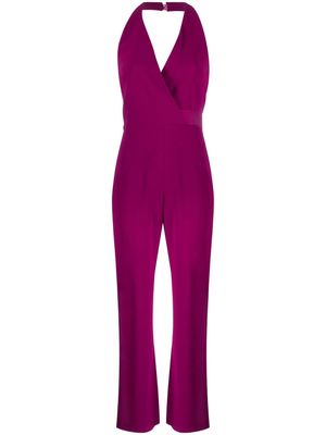 PINKO sleeveless V-neck jumpsuit - Purple