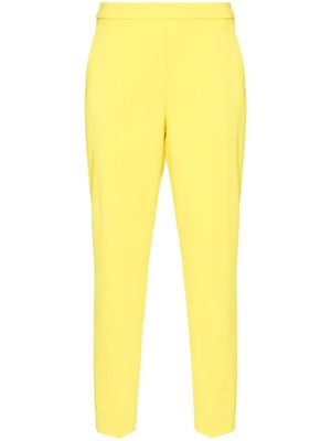 PINKO slim-fit crepe trousers - Yellow