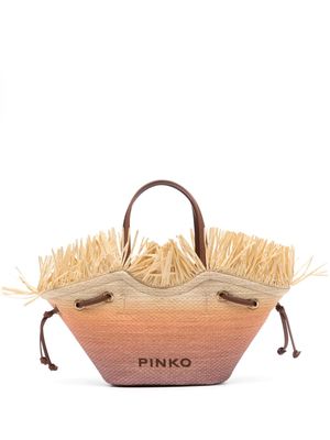 PINKO small Pagoda tote bag - Neutrals