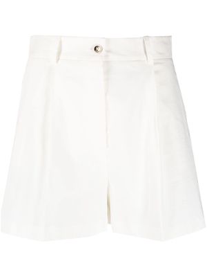 PINKO Sorridente high-waisted shorts - White