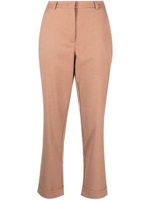 PINKO straight-leg cropped trousers - Neutrals