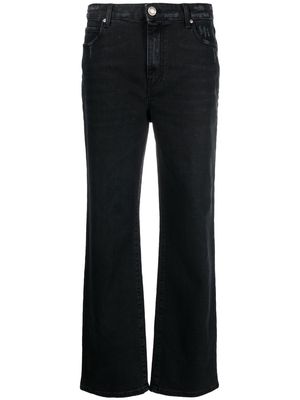 PINKO straight-leg distressed jeans - Black