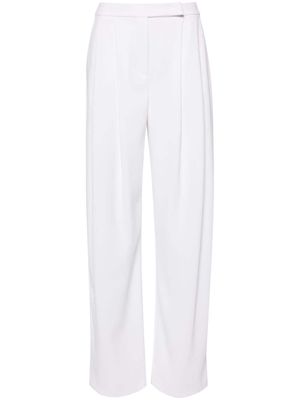 PINKO wide-leg crepe trousers - White