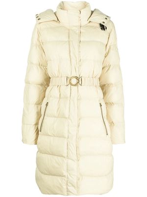 PINKO zip-fastening padded coat - Neutrals