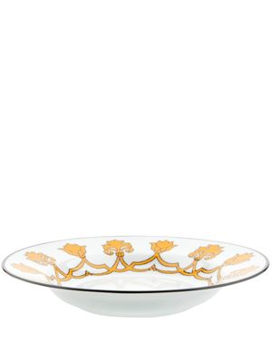 Pinto Paris Jaipur porcelain soup plate - Yellow