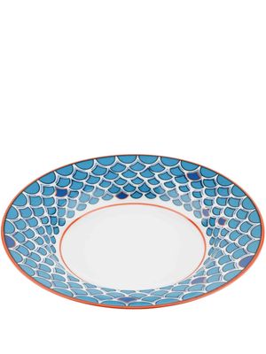 Pinto Paris Lagon Soup round plate - BLUE