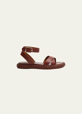 Pip Braided Leather Sole Sandals