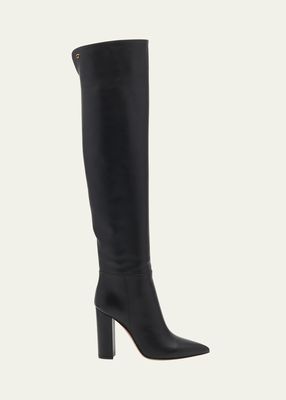 Piper Leather Over-The-Knee Boots