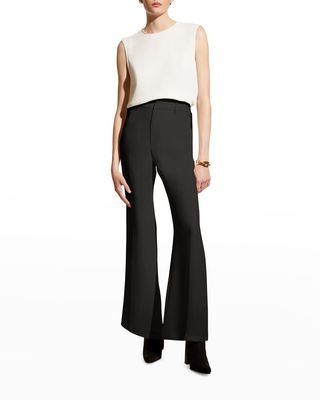 Piper Mid-Rise Flared Pants