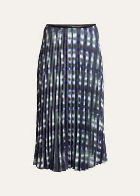 Piper Pleated A-Line Midi Skirt