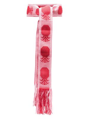 Pippa Holt motif-woven belt - Pink