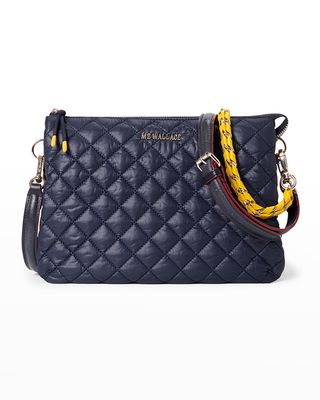 Pippa Large Quilted Zip Crossbody Bag