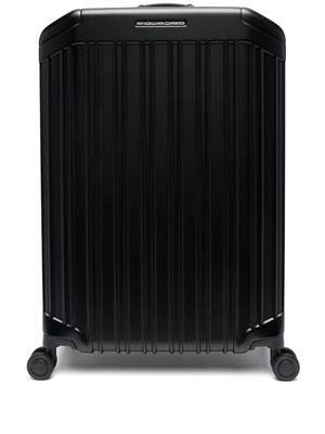 PIQUADRO hard-case rolling luggage - Black