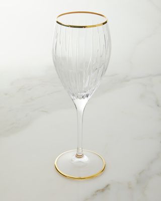 Pisa Collection Gold Water Goblet