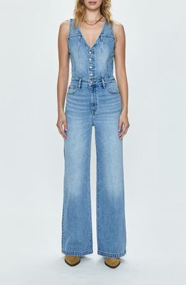 Pistola Aria Denim Jumpsuit in Essence 