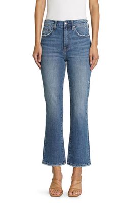 Pistola Lennon Distressed High Waist Ankle Flare Leg Jeans in Adore
