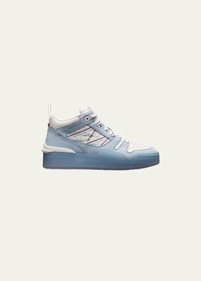 Pivot Leather High-Top Sneakers