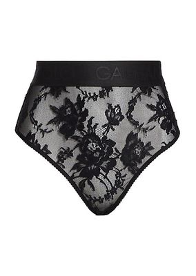 Pizzo Lace High-Rise Briefs