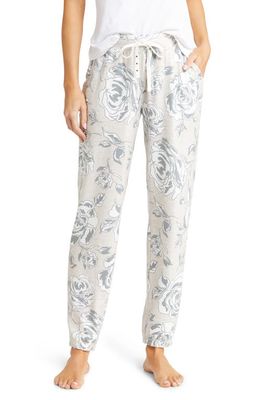 PJ Salvage Cin Floral Pajama Pants in Oatmeal