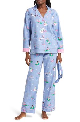 PJ Salvage Cotton Flannel Pajamas in Peri