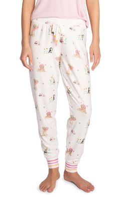 PJ Salvage Garden Party Pajama Joggers in Ivory