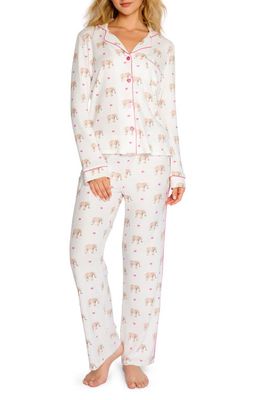PJ Salvage Love a Ton Pajamas in Ivory