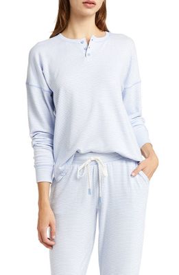 PJ Salvage Ministripe Pajama Top in Periwinkle