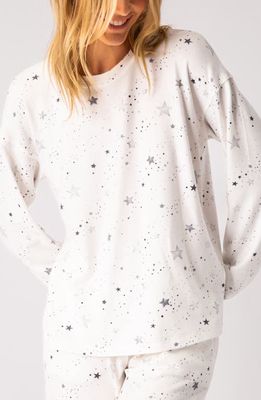 PJ Salvage Star Relaxed Fit Pajamas in Ivory