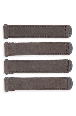 PLAE 4-Pack Interchangeable Tabs in Grey Suede