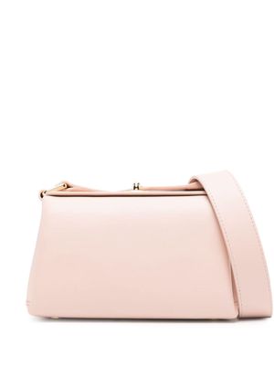 Plan C mini Folded leather shoulder bag - Pink