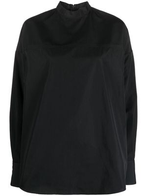 Plan C oversized long-sleeve shirt - Black
