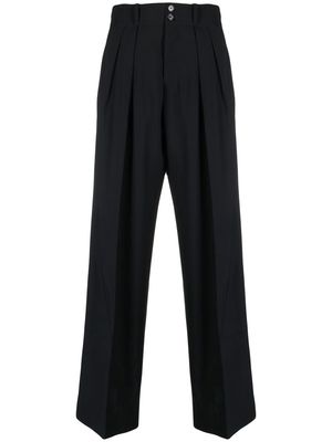 Plan C wide-leg tailored trousers - Black