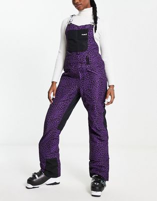 Planks Fun-garees Bib Pant in dark purple