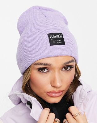 Planks Turn It Up beanie in lilac-Purple