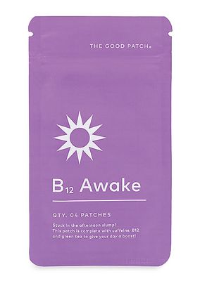 Plant-Based B12 Awake Patches 4-Piece Set