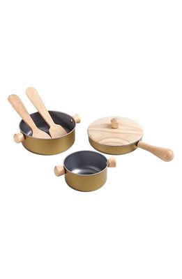 PlanToys Cooking Utensil Playset in Natural