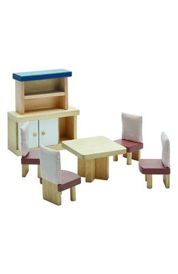 PlanToys Dollhouse Dining Room Furniture - Orchard in Assorted