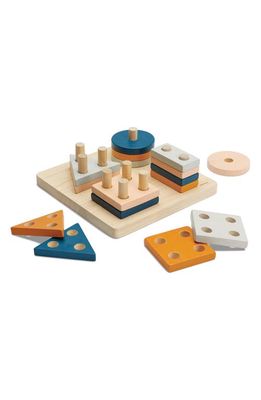 PlanToys Geometric Sorting Board - Orchard in Assorted