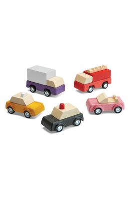 PlanToys Planworld Set of 5 Toy Vehicles in Assorted