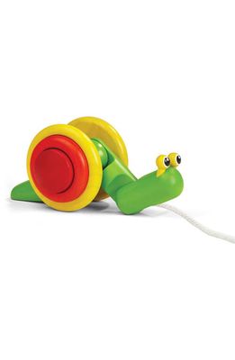PlanToys Pull-Along Snail Toy in Multi
