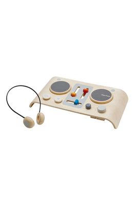 PlanToys Wood DJ Mixer Board & Headphones in Assorted