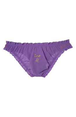 Playful Promises Leo Chiffon Panties in Lilac