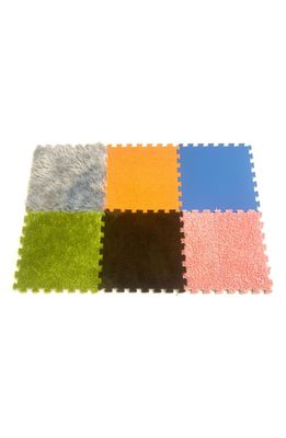 PLAYLEARN Textured Floor Mat Puzzle in Multi