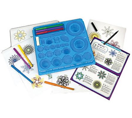 PlayMonster Spirograph Drawing Kit w/ Markers & Guide Book