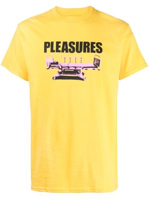 Pleasures Bed cotton T-shirt - Yellow