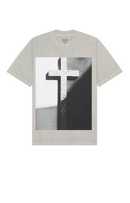 Pleasures Cross T-shirt in Light Grey