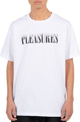PLEASURES Crumble Graphic T-Shirt in White