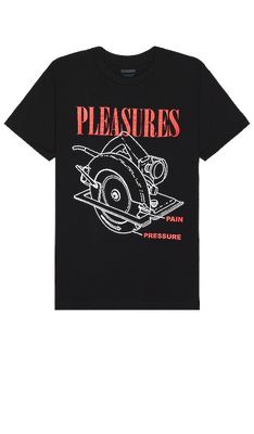 Pleasures Diy T-shirt in Black
