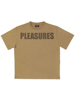 Pleasures Expand cotton T-shirt - Brown